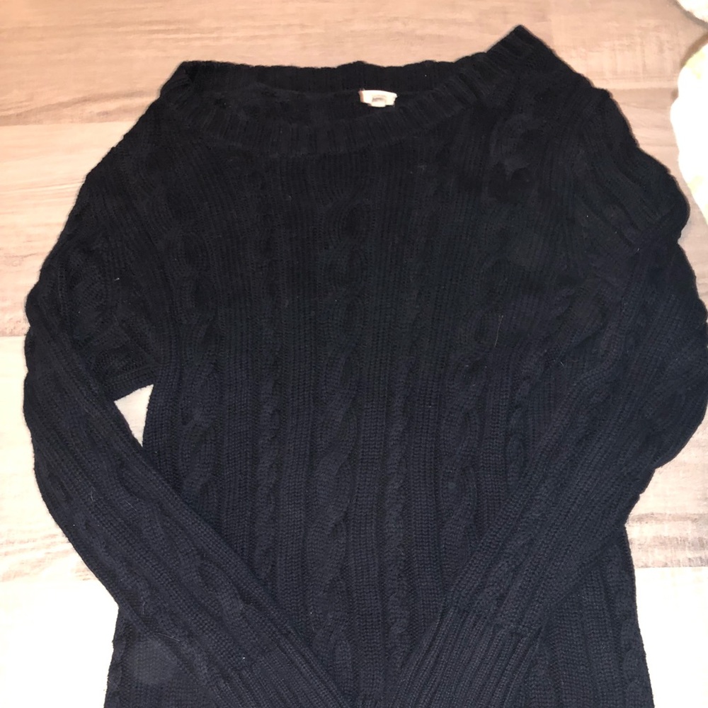 J Crew Navy blue knit sweater